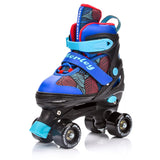 1 x RAW Customer Returns meteor Disco Skate Roller Skates - Roller Parallel 4 Wheels - Quad Skating Skates for Children, Teenagers and Adults - Adjustable Size S 31-34, MERLEY  - RRP €46.99