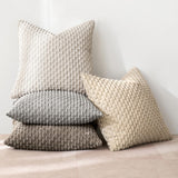 1 x RAW Customer Returns MIULEE Set of 4 Corduroy Cushion Covers Pillowcase Decorative Cushion Cover Modern Sofa Cushions Throw Pillows Couch Cushions for Sofa Decorative Cushions Living Room Bedroom 40 x 40 cm Gray Brown Series - RRP €20.16