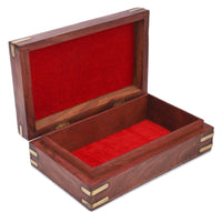 1 x RAW Customer Returns Ajuny Hand Carved Wooden Treasure Chest Decorative Jewelry Storage Keepsake Box Elephant Flower Carving Versatile Use as Jewelry Holder Watch Box Ideal for Gifts 8x5 Inches - RRP €18.89