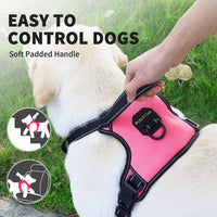 13 x Brand New PcEoTllar Small Dog Harness Large Size Reflective No Pull Padded and Breathable Adjustable Safety Harness for Walking and Running - Pink - XL - RRP €234.0