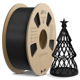 1 x RAW Customer Returns JAYO AntiString PLA Filament 1.75mm, APLA 3D Printer Filament for Fast Printing, Less Stringing, PLA 1.75mm Dimensional Accuracy - 0.02mm, 1.1KG Spool, 2 Pack, Total 2.2KG, Black Cream White - RRP €16.8