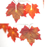 1 x RAW Customer Returns Yizhet fairy lights autumn leaf garland autumn garland 3 meters 20 LED autumn maple leaf garland lights maple leaf fairy lights autumn fairy lights, perfect for Thanksgiving Halloween decoration - RRP €8.1