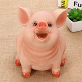 1 x RAW Customer Returns Piggy Bank Cute Pig Shaped Coin Money Box Cash Savings Container Resin Savings Container Money Pig Household Decoration Money Coin Bank Gift for Children Boys Girls S  - RRP €15.89