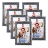 6 x Brand New Giftgarden Table and Wall Photo Frame, Photo Frame, 10x15 Frame, Gray Frame, Home Decoration, Set of 7, Gray - RRP €136.8