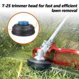 1 x RAW Customer Returns Lawn trimmer head, 3 pieces trimmer replacement head, trimmer head T25 M10 1.25 lawn trimmer head mowing head for Hus Husqvarna 966674401 car feeder, lawn mower for 122LDX 124L 125L 125LDX 128L 128LD 128DJX - RRP €21.99