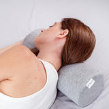 1 x RAW Customer Returns Flowen Memory Foam Cervical Viscoelastic Pillow Multifunction Cushion 40x15 cm for Sleeping Ergonomic Support Neck, Legs and Back for Bed and Sofa with Washable Cover - RRP €19.99