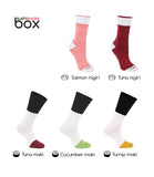 1 x RAW Customer Returns Rainbow Socks - Women Men Sushi Socks Salmon Tuna 3x Maki - 5 Pairs - Size 36-40 - RRP €25.99