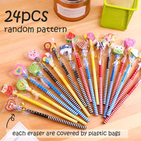 1 x RAW Customer Returns Jatidne 24 pencils children s party favors with eraser animal design farewell gift student party favors children s birthday small gifts for children - RRP €11.09