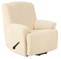 1 x RAW Customer Returns TIANSHU 1 Seater Recliner Cover, Relax Armchair Protector, Washable and Elastic Sofa Cover for Furniture Beige  - RRP €39.99