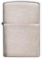 1 x RAW Customer Returns Zippo Brush Chrome Lighter, Metal, Chrome, Unique - RRP €22.07