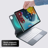 1 x RAW Customer Returns Synchro Keyboard Case for iPad Pro 11 inch 4th 3rd 2nd 1st Generation 2022, iPad Air 10.9 5th and 4th Gen with Keyboard, German QWERTZ Magic Stand Keyboard Case with Multi-Touch Trackpad, Magnetic - RRP €90.74