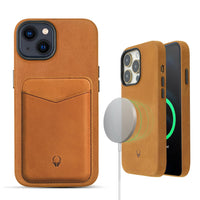 1 x RAW Customer Returns DONBOLSO Leather Case for iPhone 13 with Wallet Bundle - Cell Phone Case - Protective Case - Classic Leather with Scratch-Resistant Microfiber Lining - RRP €38.99