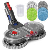 1 x RAW Customer Returns RUKHOOL Mopping Attachment for Dyson V15 V11 V10 V8 V7 Vacuum Cleaner Electric Floor Mop Accessories Mop Replacement Parts with 8 Mopping Pads, 1 Water Container - RRP €73.38