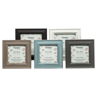 2 x RAW Customer Returns Hampton Frames picture frame Paloma square, wood, grey, 4x4 10x10cm  - RRP €26.2