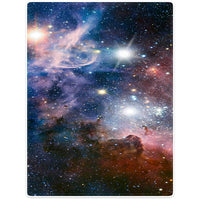 6 x Brand New Thick Blanket Soft Warm Cozy Flannel Fleece Sofa Blanket Cover Blanket Beautiful Purple Universe Galaxy Stars Nebula Wolf 150 x 200 cm - RRP €208.68