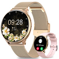 1 x RAW Customer Returns fitonyo Smartwatch Women with Telephone Function, 1.32 Inch SmartWatch Women s Wristwatch with Voice Assistant, 19 Sports Modes Heart Rate Monitor Sleep Monitor SpO2 Pedometer Sparkling Diamond Watch Android iOS - RRP €40.06