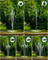 1 x RAW Customer Returns Biling Solar Fountain for Outdoor with Glass Panel, 3.5W Solar Fountain Pumps Garden Fountain Water Pump for Bird Bath, Solar Fountain for Outdoor with 4ft Water Pipe for Water Feature, Ponds - RRP €24.19