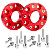 1 x RAW Customer Returns CarBole wheel spacers 5x120,20mm,72.56mm,wheel spacers with 10pcs wheel bolts,spacers Compatible with BMW,red,2-piece,10 holes - RRP €58.78