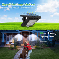 1 x RAW Customer Returns Trymeuro Solar Lamps for Outdoor Use with Outdoor Motion Sensor, Clip Solar Lights for Outdoor Garden 3 Modes Waterproof Wall Light Lighting Outdoor Light Security Lamp for Deck, Fence Pack of 2  - RRP €33.26