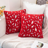 1 x Brand New MIULEE set of 2 cushion covers, cuddly cushions, feather decorative cushions, fluffy cushion covers, pillowcases, decorative cushions, boho sofa cushions, decorative couch cushions, cover, cushion covers, sofa, living room, - RRP €20.4