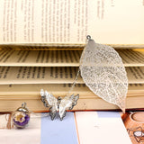 75 x RAW Customer Returns Toirxarn Metal Leaf Bookmark with Butterfly Crystal Pendant - Personalized Gift for Girls, Women, Mothers, Sisters, Teachers and Book Lovers - Ideal for Mother s Day and Birthday - RRP €657.0