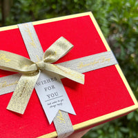 1 x RAW Customer Returns Red glittering gift box, set of 3 rectangular gift boxes with gold bow - packaging box suitable for flowers, gifts of all kinds, for lovers, children, seniors, friends red  - RRP €20.33