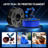 1 x RAW Customer Returns JAYO PLA Filament 1.75mm, Increased Toughness PLA Plus Filament 3D Printing Materials, Dimensional Accuracy - 0.02mm, Neatly Wound, 1.1 kg Spool 2.42 LBS , 2 Packs PLA Black White - RRP €47.99