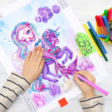 1 x Brand New Herefun Diamond Painting Children Teenager Girls, 5D Diamond Painting Set Mermaid Gift, 5D DIY Diamond Painting Set, Full Pictures Diamond Painting Kits Paint by Numbers Diamond for Home Decor - RRP €6.07