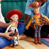 1 x RAW Customer Returns Disney Store Interactive Talking Action Figure Woody from Toy Story 4, 35 cm 15 , with over 10 English sentences, interacts with other characters, laser beam, suitable for children aged 3 and over - RRP €40.33