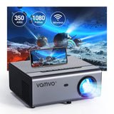 1 x RAW Customer Returns Vamvo Projector, 2022 Improved Projector Native 1080P Full HD Outdoor Movie Projector, Home Theater Video Projector, Compatible with iOS Android XBox PS4 PS5 TV Stick HDMI USB White - RRP €128.05