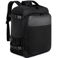 1 x RAW Customer Returns EZUOLA Backpack for Ryanair 40x20x25 Airline Travel Backpack 20L Cabin Bag Hand Luggage Bags Small Airplane Travel Backpack Cabin Bag for Flights Backpack for Women and Men with USB Charging Port, Black - RRP €29.74