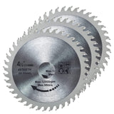 1 x RAW Customer Returns Pack of 3 115 mm carbide saw blades, angle grinder, circular saw blade for wood cutting, plastic, 40 teeth - RRP €24.0