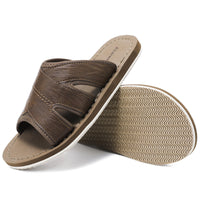 1 x RAW Customer Returns Ataiwee Men s Slide Sandals, Soft and Lightweight Summer Slippers for Indoor and Outdoor Use. 1909021-6,YB PU,44  - RRP €30.24