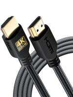 4 x RAW Customer Returns PowerBear 4K HDMI Cable 3m 2 Pack, 18Gbps HDMI Cable, Braided Nylon Gold Connectors, 4K 60Hz, Ultra HD, 2K, 1080P, ARC CL3 Certified for Laptop, Monitor, PS5, PS4 More - RRP €79.92