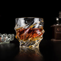 4 x Brand New KANARS Whiskey Glasses, Lead-Free Crystal Glasses, 4-Piece Whiskey Glass, 260 ml, Luxurious Gift - RRP €142.64