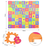 1 x RAW Customer Returns GOLDGE 72 Piece Puzzle Mat, 15 x 15cm Fluffy Soft EVA Foam Mat, Interlocking Play Mat Floor Tile, Padded Children s Mats with Letters, Numbers, Animals - RRP €43.03