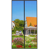 1 x RAW Customer Returns MYCARBON fly screen door magnet 100x220cm insect protection balcony door fly curtain 10 x stronger than normal fly screen - no drilling - curtain for balcony door living room sliding door - RRP €21.99