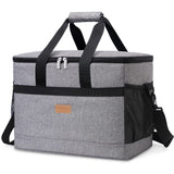 1 x RAW Customer Returns Lifewit 30L Cooler Bag Picnic Bag Lunch Bag Thermal Bag Insulated Bag for Food Transport, Grey - RRP €28.99