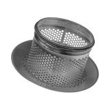 1 x RAW Customer Returns Round Roof Rain Cap HVAC Vent Galvanized Steel All Weather Rain Cap Roof Round Roof Ventilation with Rubber Seal for Perfect Insulation 20cm  - RRP €35.21