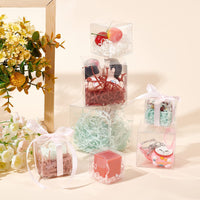 1 x RAW Customer Returns BENECREAT 60PCS 6x6x6cm Clear Cube Wedding Favor Boxes PVC Transparent Cube Gift Boxes with Protective Film for Candy Chocolate Valentine s Day - RRP €19.08