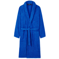 1 x RAW Customer Returns CityComfort Bathrobe for Men Shower - Absorbent Cotton Shower Bathrobe M-3XL, Winter Bathrobe for Shower, Bath, Spa and Gym Blue, 3XL  - RRP €23.99