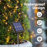 4 x RAW Customer Returns Solar fairy lights outside, 22 2 m 220 LED fairy lights outdoor solar weatherproof, 8 modes PVC outdoor solar fairy lights waterproof for party garden balcony terrace wedding Christmas decoration, warm white - RRP €72.56