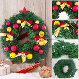 4 x Brand New Door wreath Christmas Christmas wreath, Christmas decoration garland, Christmas Advent wreath, artificial door wreath fantastic wreath Christmas decorative garland for home ornaments hanging decoration - RRP €81.6