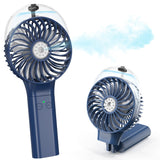 1 x RAW Customer Returns COMLIFE Portable Handheld Fan, 3000mAh Rechargeable Mini USB Fan, Foldable Design, Mist Fan Spray Fan for Travel, Home Office, Camping, Home - RRP €26.54