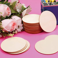 1 x RAW Customer Returns Belle Vous Pack of 100 Unfinished Wooden Discs 10 cm with 2 mm Thickness Blank Natural Wood Slices Wooden Circle for Crafts, Coasters, Home Ornaments - RRP €21.19