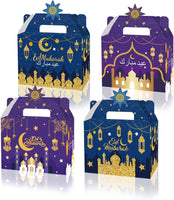 11 x Brand New Eid Mubara Gift Boxes, Muslim Eid Mubarak Party Eid Al-Fitr Decorations Paper Bags Gift Bags, DIY Boxes for Ramadan Candy Treats Biscuit Boxes Boxes Gift Boxes B  - RRP €93.94