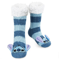 1 x RAW Customer Returns Disney Non-Slip Socks Women with 3D Ears, One Size ABS Cuddly Socks Women s Non-Slip House Socks Winter Women Gifts Blue Sttch  - RRP €13.99