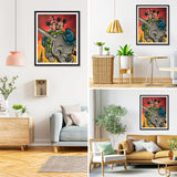 5 x Brand New EOBROMD Diamond Painting Adults Elephant, 5D Diamond Painting Pictures Adults Mouse, DIY Diamond Painting Pictures Diamond Painting Cartoon Set for Wall Decoration 40x50cm - RRP €102.0