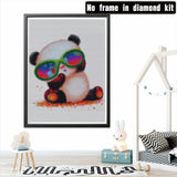 1 x Brand New Leejoey 5D Diamond Painting Set Glasses Panda, 5D Diamond Painting Kit Cute Animal, Rhinestone Embroidery Painting Crystal Rhinestone Embroidery for Home, Wall and Entrance Decorations 30 x 40 cm ly-26 - RRP €20.4