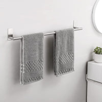 1 x RAW Customer Returns KES towel holder without drilling bathroom towel rail self-adhesive bath towel holder stainless steel SUS 304 towel holder 76CM brushed, BTH7300S76-2 - RRP €33.99